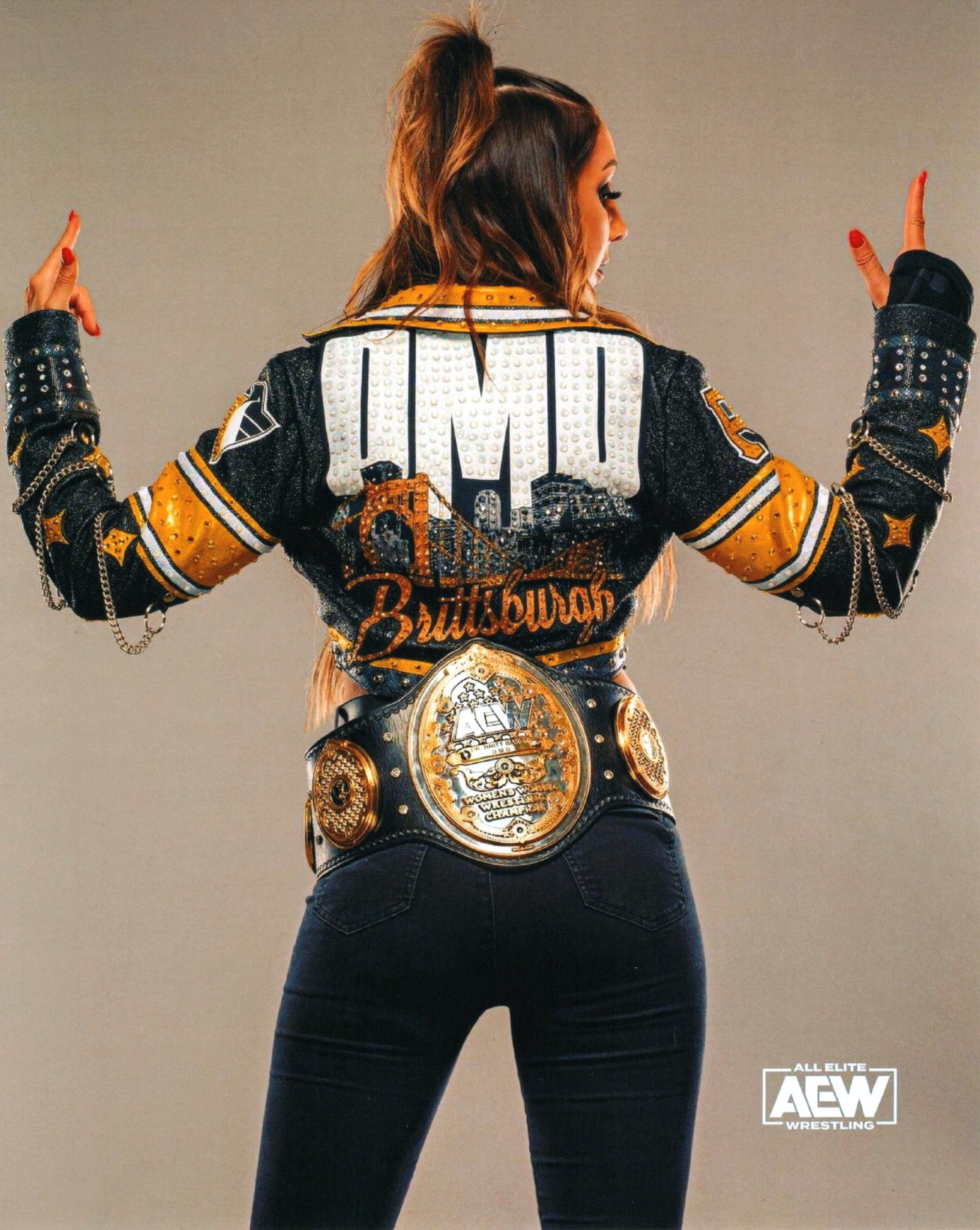 Dr. Britt Baker AEW Womens World Champion Wrestling Photo