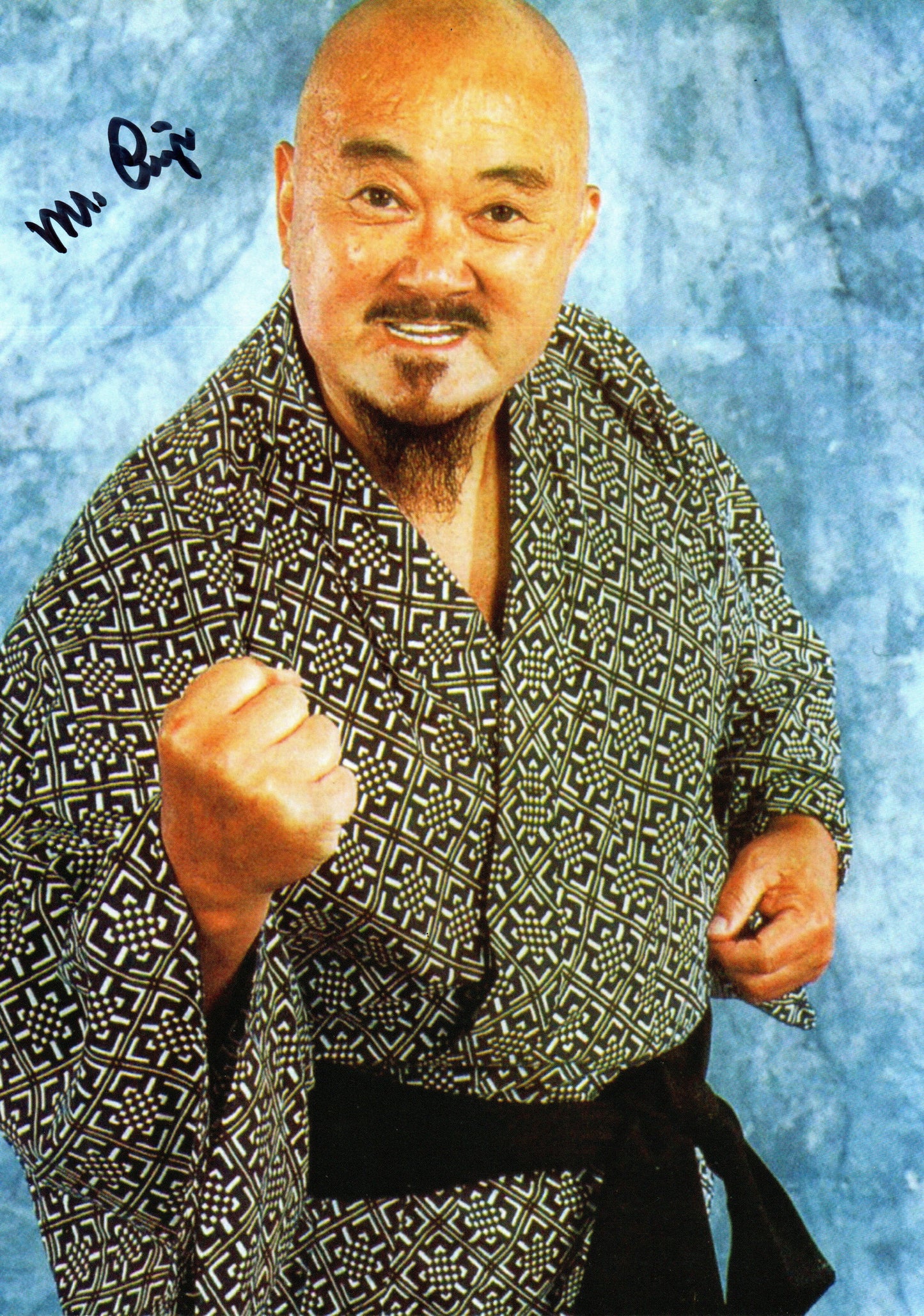 Mr. Fuji WWE Wrestling Signed Photo