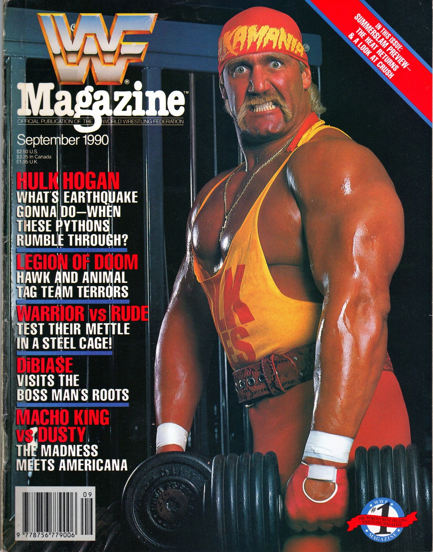 WWF Wrestling Magazine September 1990
