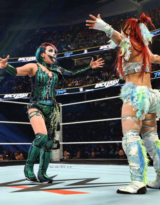 Deposit payment for Asuka signed WWE Wrestling Final Match Photo