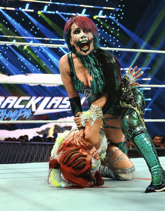 Deposit payment for Asuka signed WWE Wrestling Final Match Photo