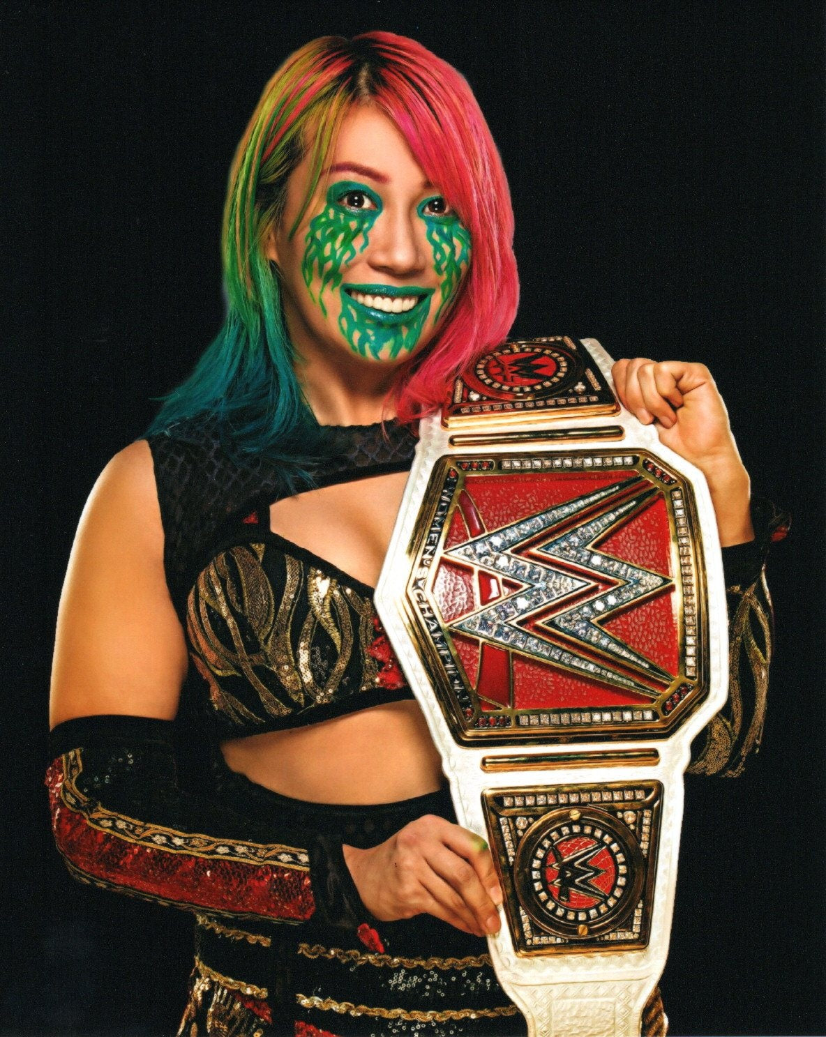 Deposit payment for Asuka signed WWE Wrestling Photo