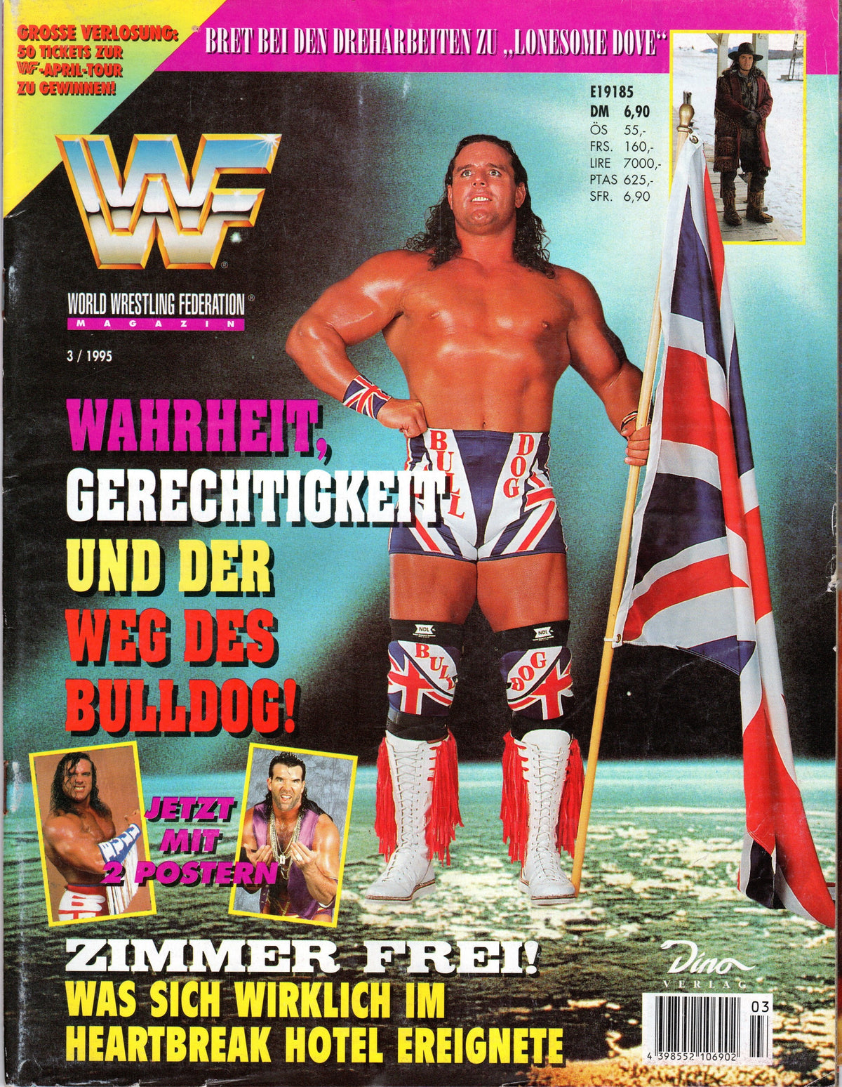 WWF Wrestling Germany Magazine March 1995 With Posters