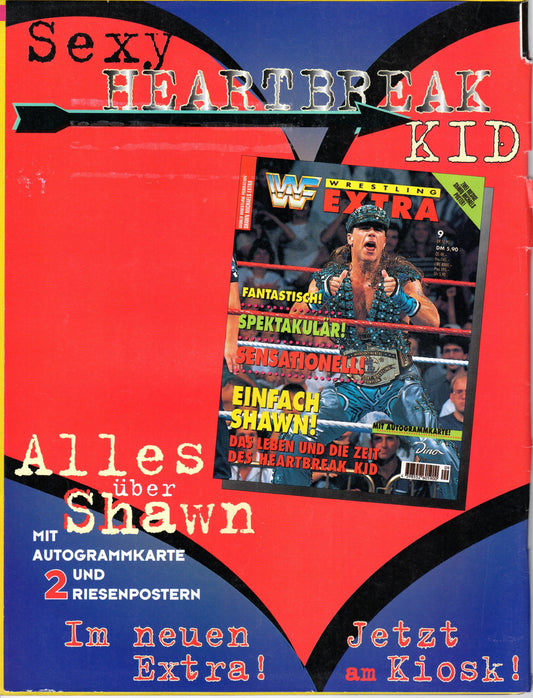 WWF Wrestling Germany Magazine December 1995 With Poster