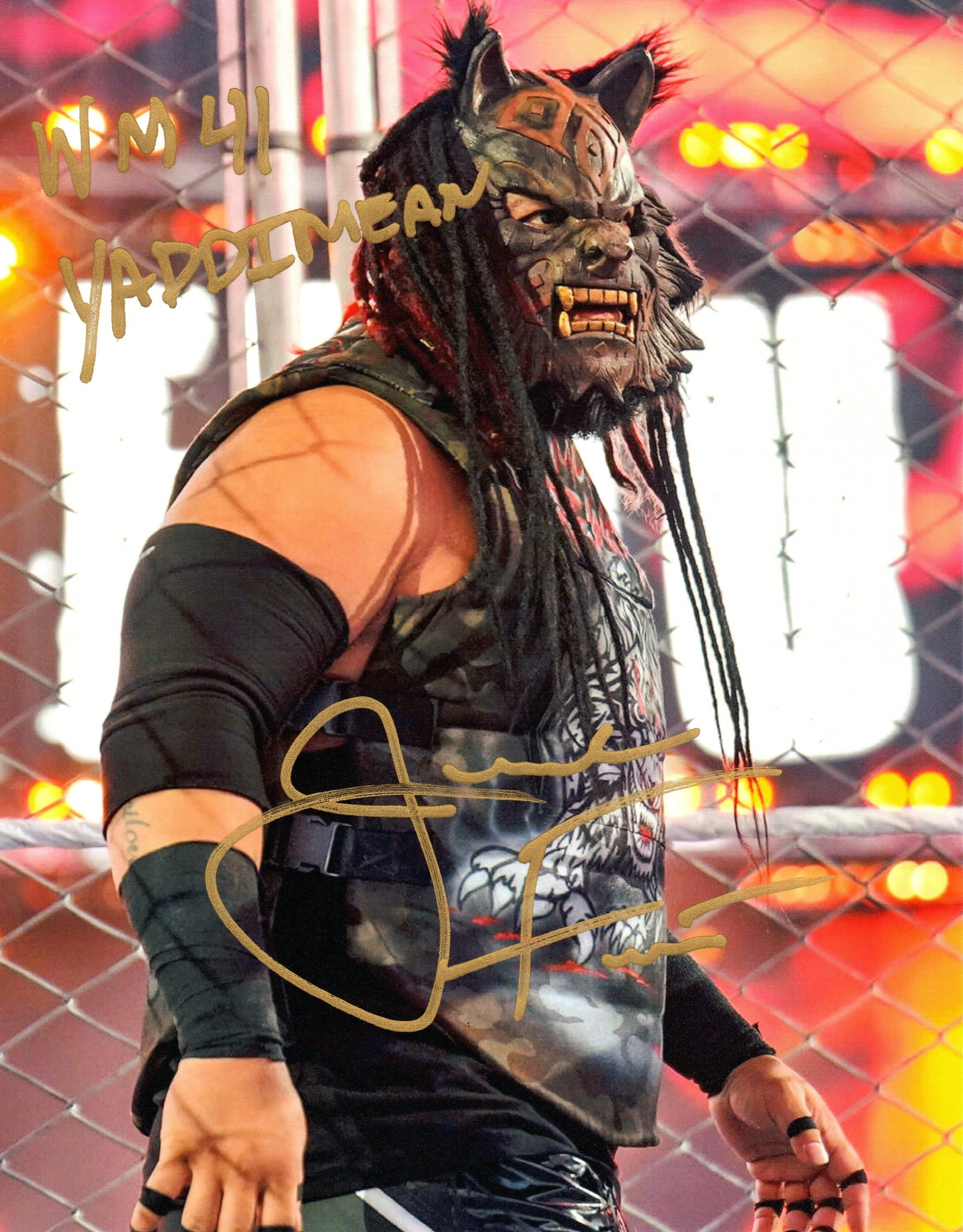 Jacob Fatu WWE Signed Photo – RetroWrestling.com