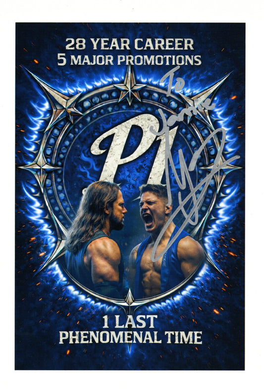 AJ Styles Signed WWE Poster