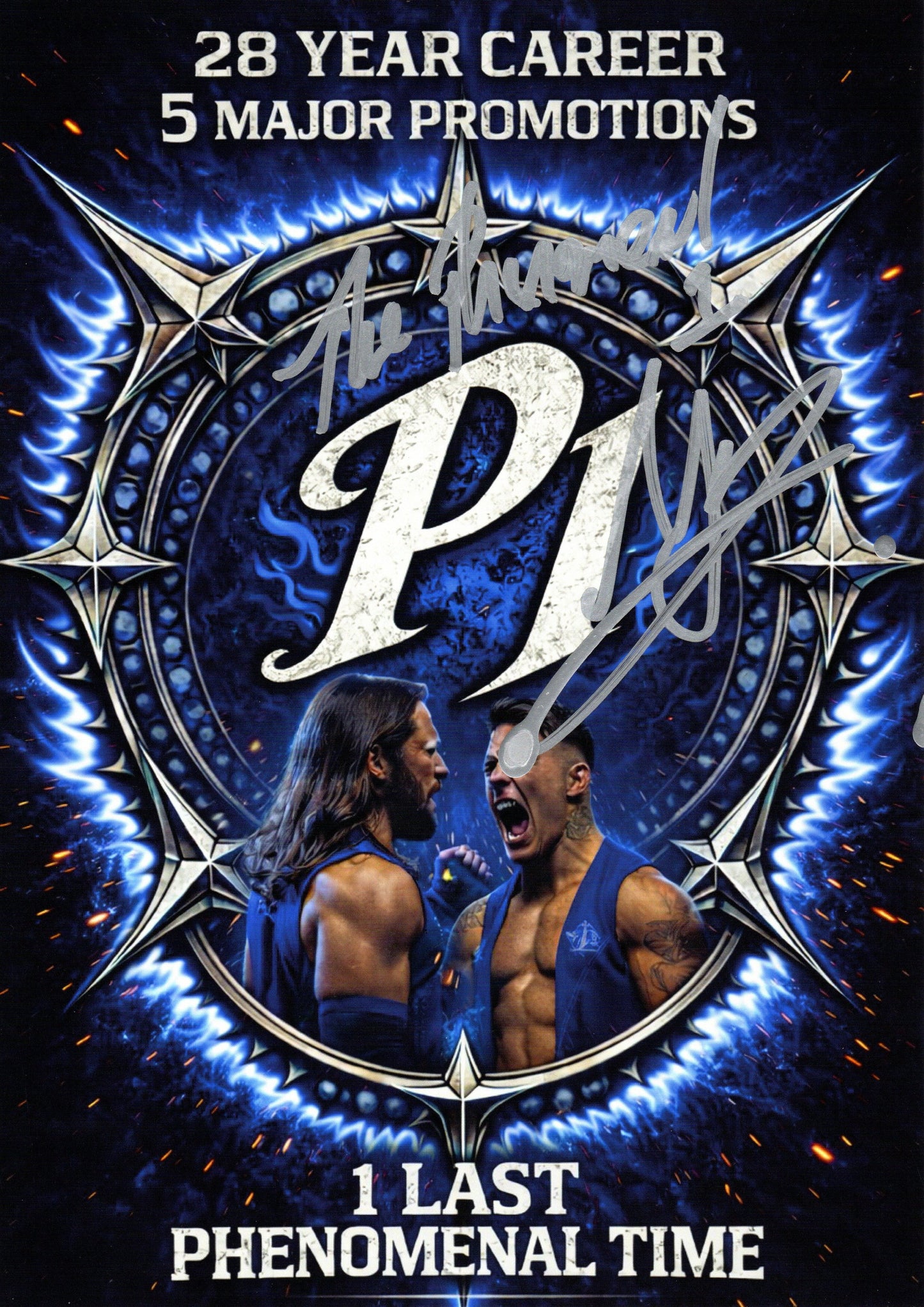 AJ Styles Signed WWE Poster