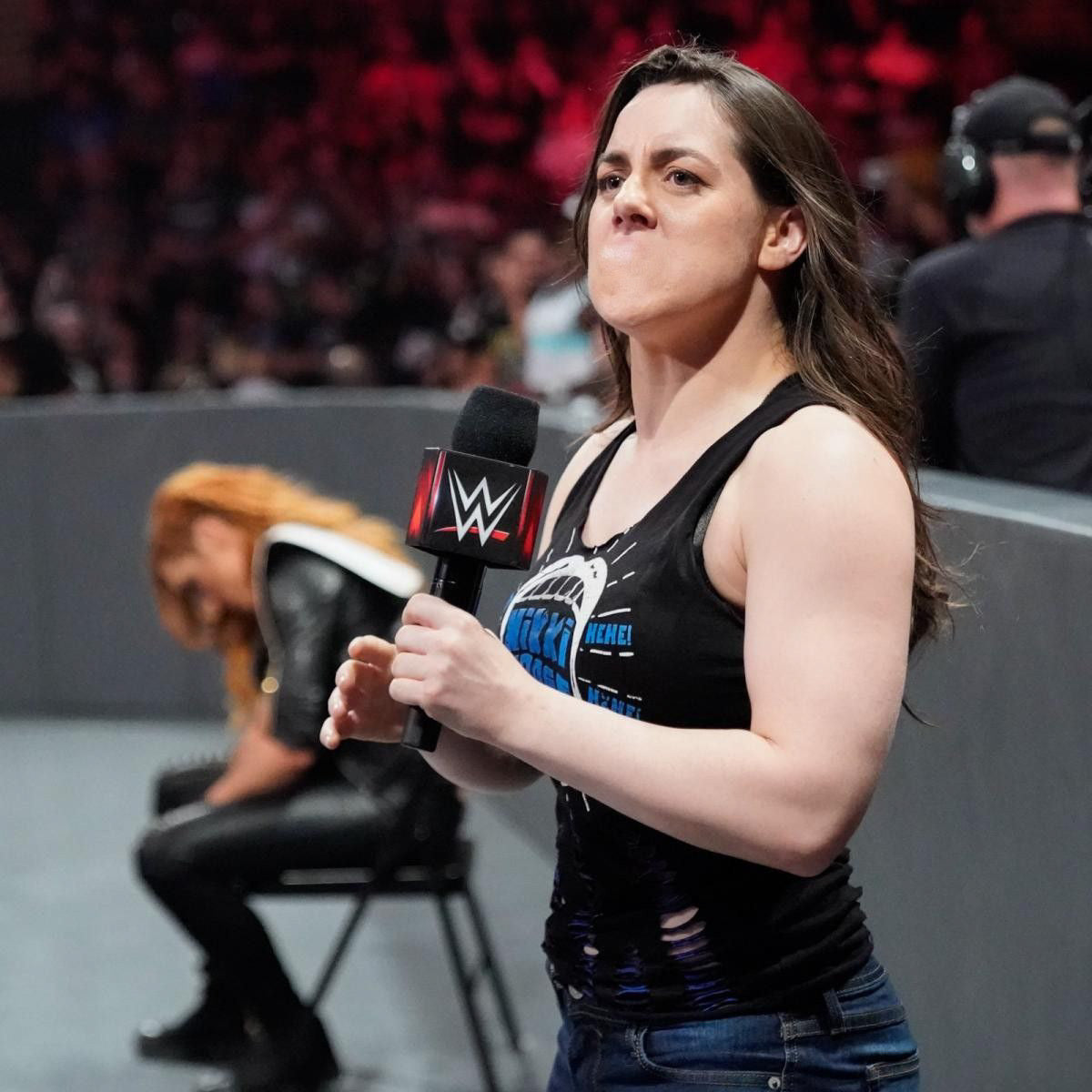 Nikki Cross Ring Worn & Signed WWE Wrestling HEHE T-Shirt