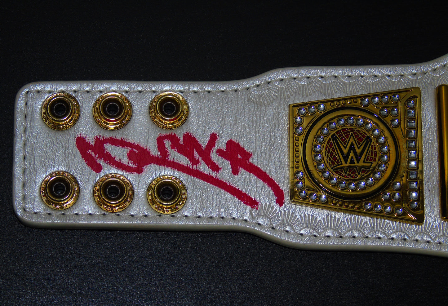 Nikki A.S.H & Asuka Signed WWE Raw Women's Championship Mini Title Belt