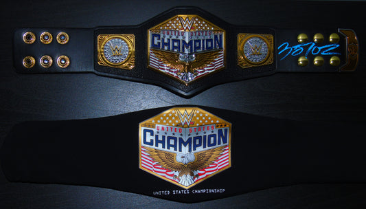 Finn Balor Signed WWE United States Championship Mini Title Belt