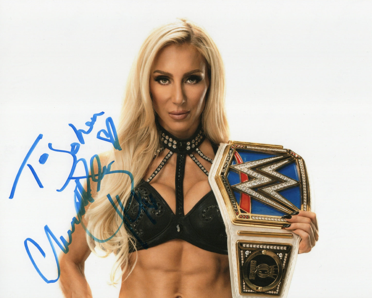 Charlotte Flair Signed WWE Photo