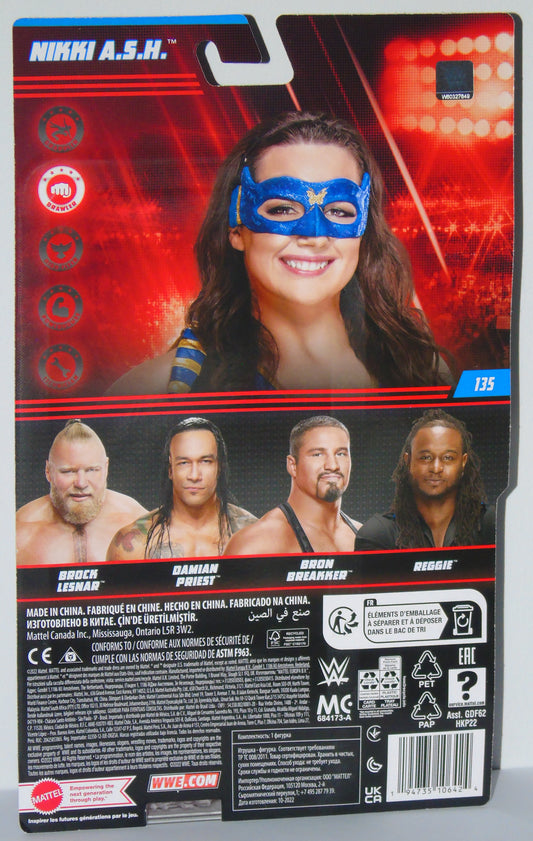 Nikki A.S.H Signed WWE Mattel Series 135 Figure