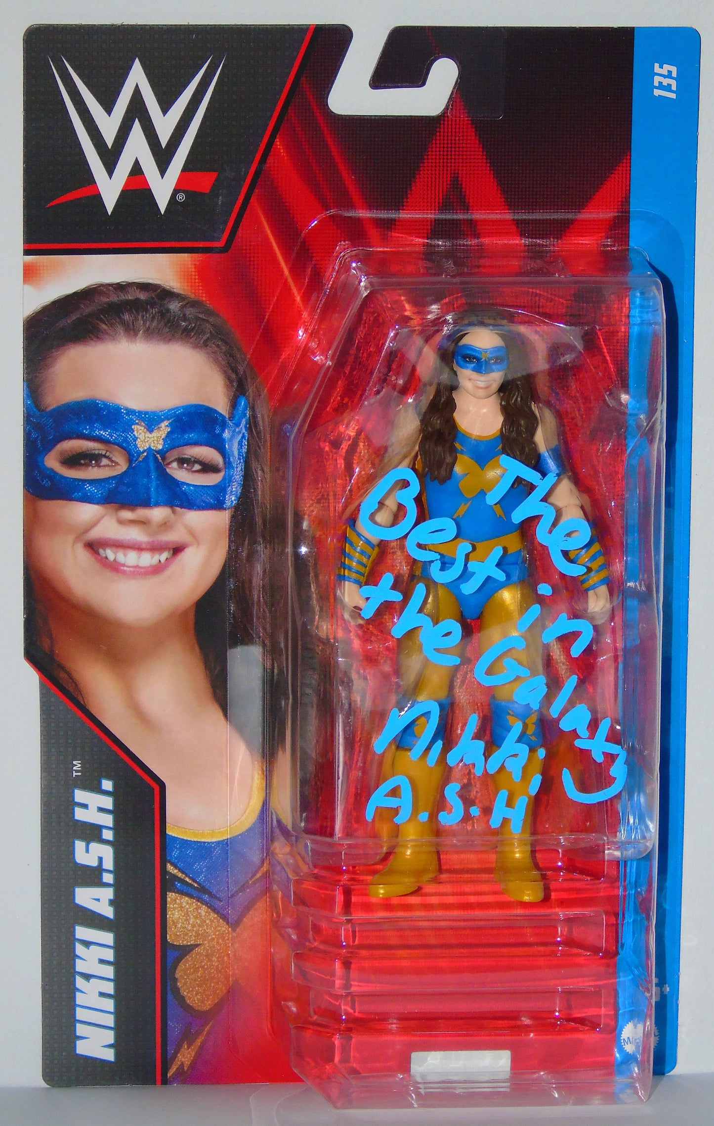 Nikki A.S.H Signed WWE Mattel Series 135 Figure