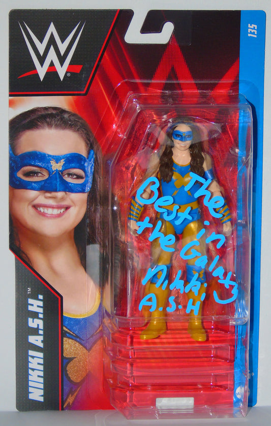 Nikki A.S.H Signed WWE Mattel Series 135 Figure