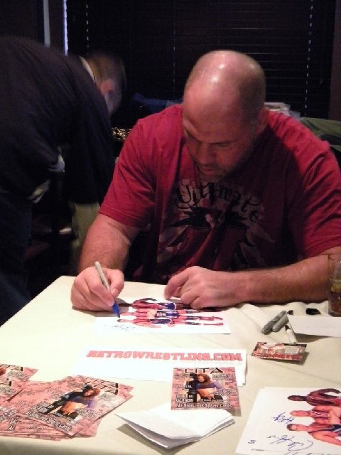 Team Angle Charlie Haas & Kurt Angle Signed WWE Photo