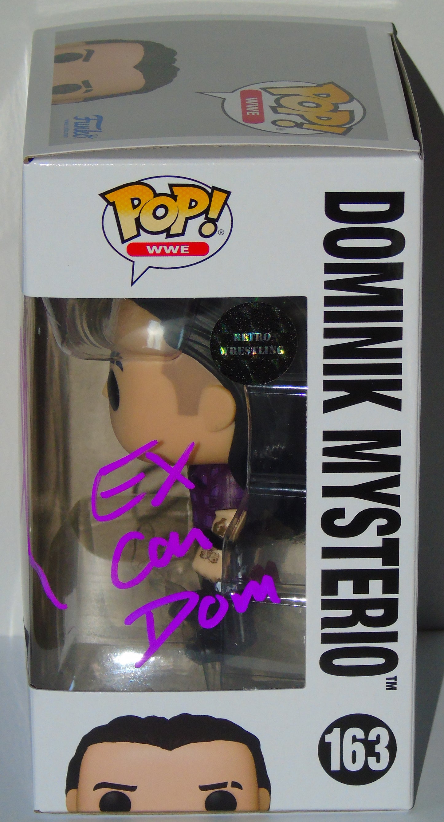 Dirty Dominik Mysterio Signed Funko WWE Wrestling Pop! Vinyl Figure