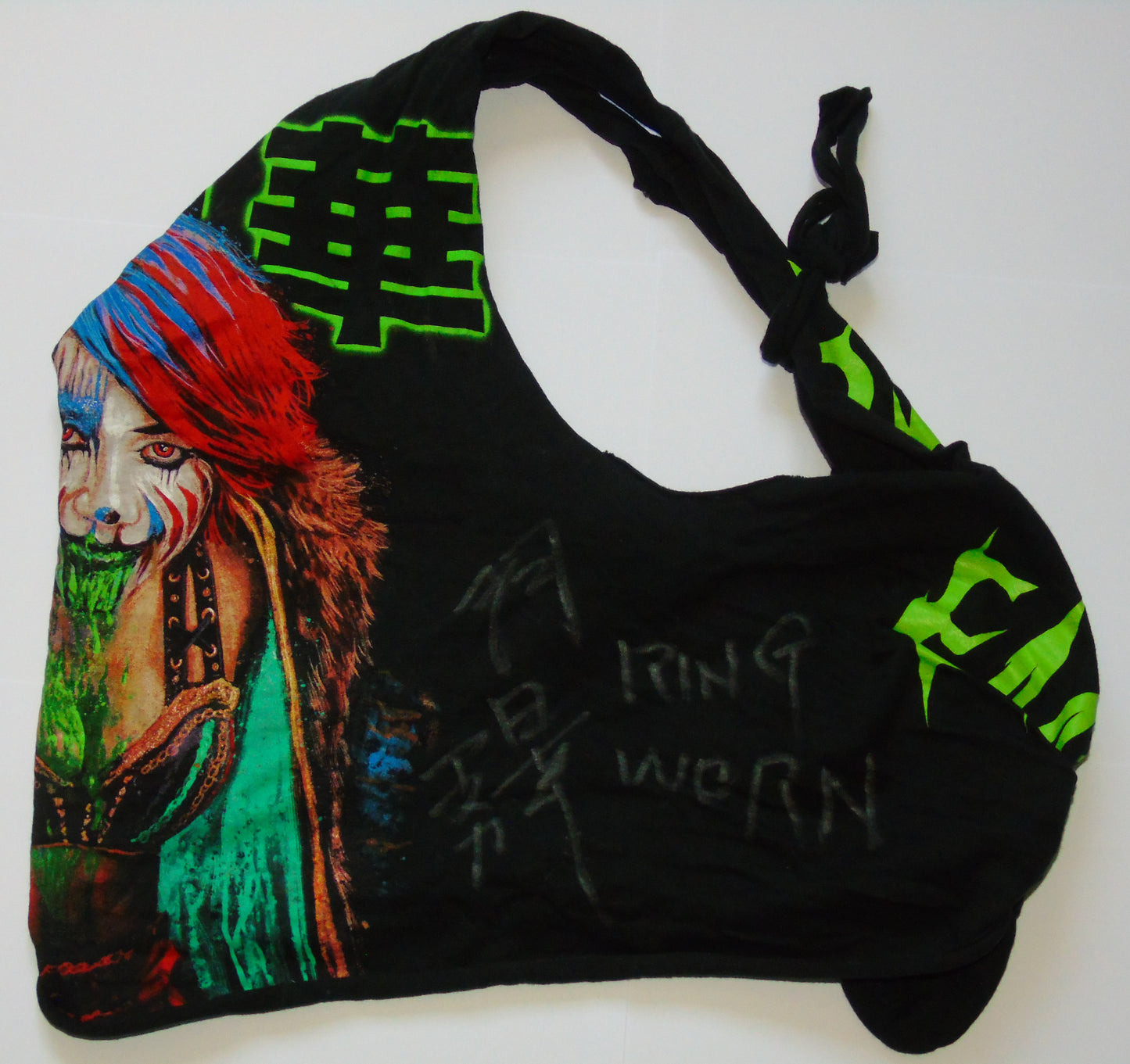 Asuka Ring Worn & Signed WWE Wrestling T-Shirt