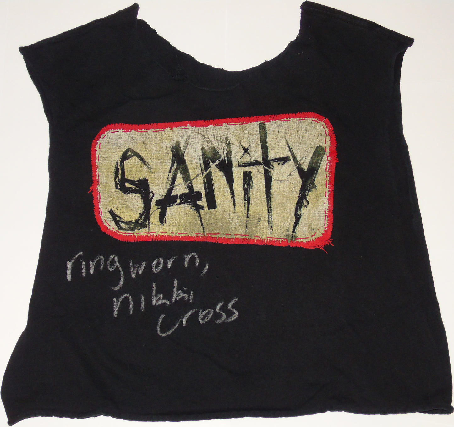 Ring Worn & Signed Nikki Cross NXT WWE Sanity T-Shirt