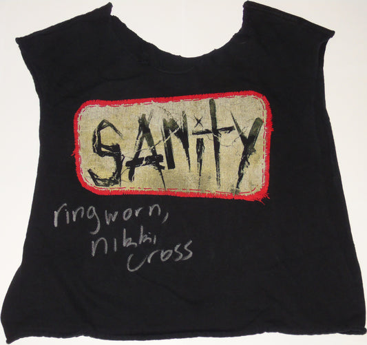 Ring Worn & Signed Nikki Cross NXT WWE Sanity T-Shirt