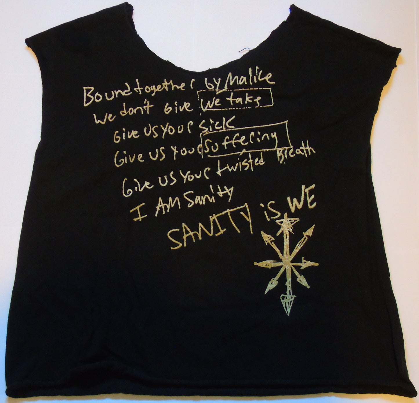 Ring Worn & Signed Nikki Cross NXT WWE Sanity T-Shirt