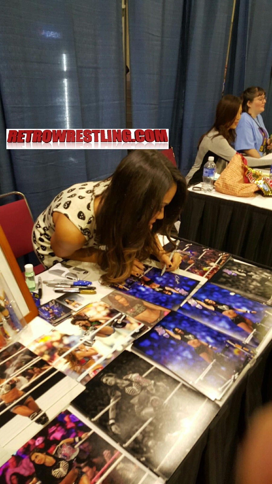 AJ Lee Signed WWE Photofile Photo