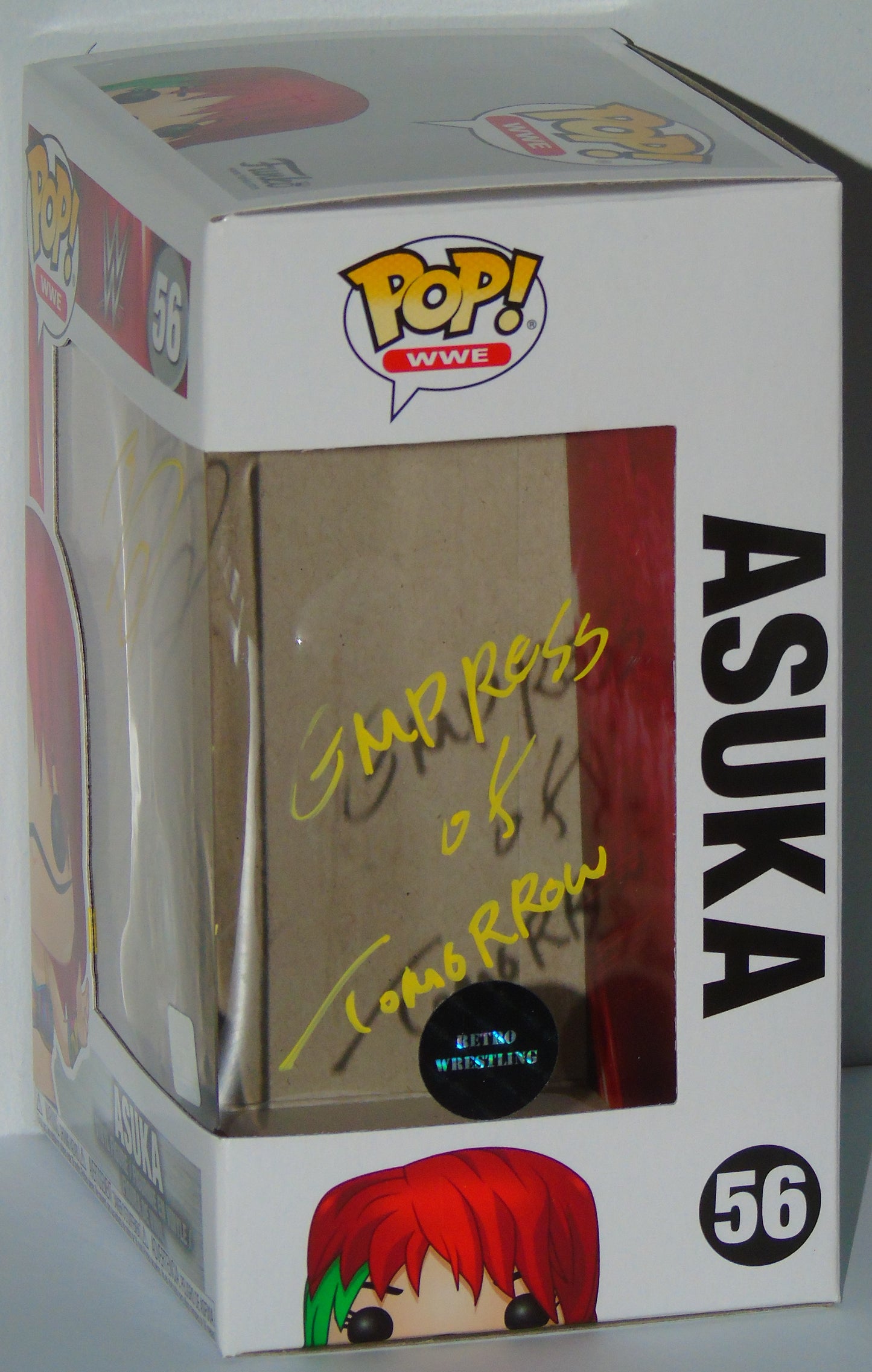 Asuka Signed Funko WWE Wrestling Pop! Vinyl Figure