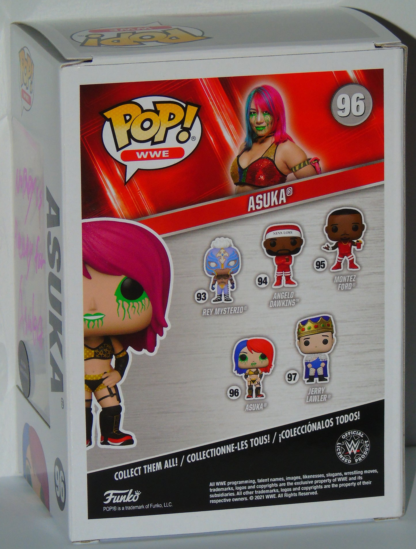 Asuka Signed Funko WWE Wrestling Pop! Vinyl Figure