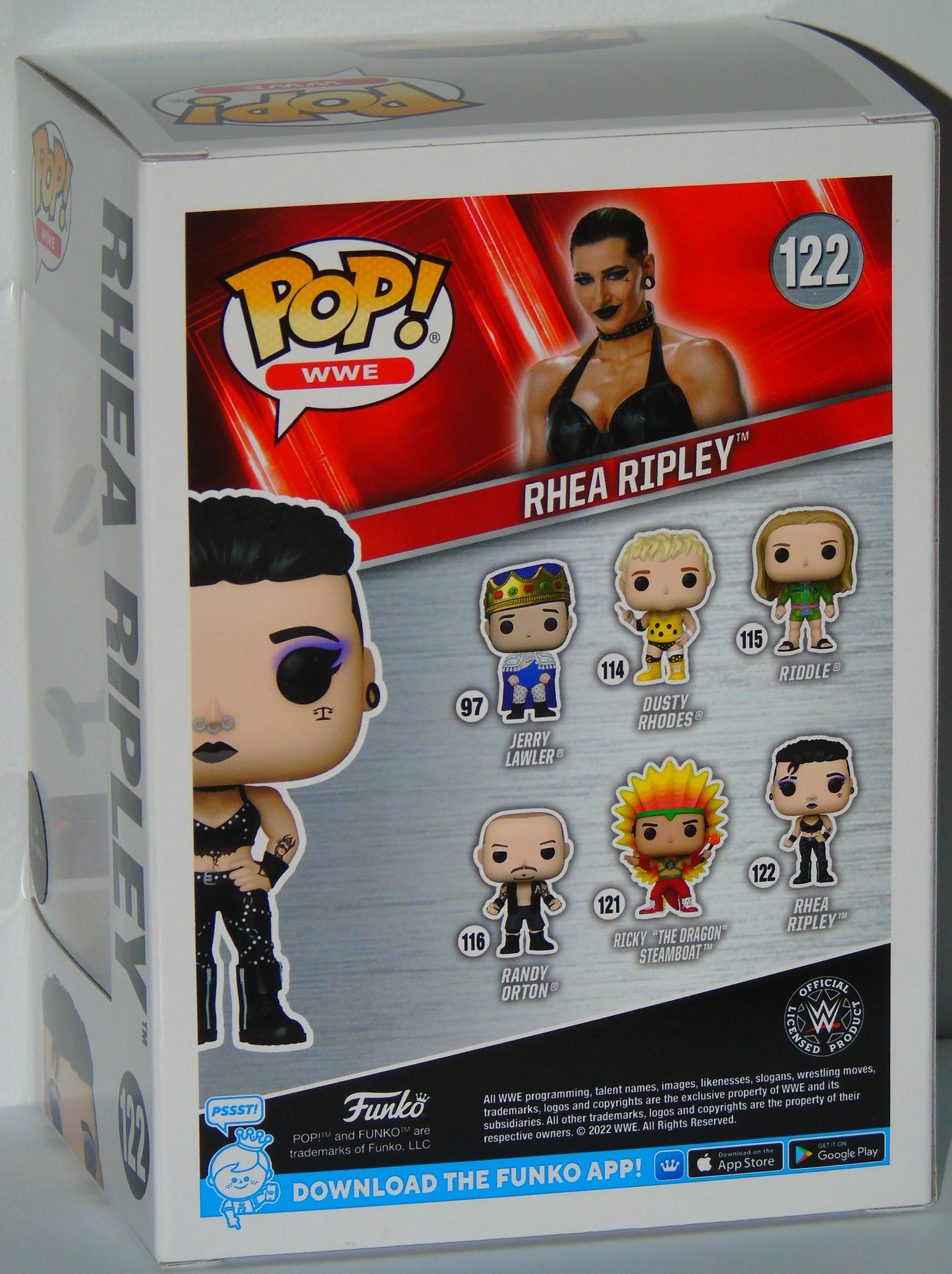 Rhea Ripley Signed Funko WWE Wrestling Pop! Vinyl Figure