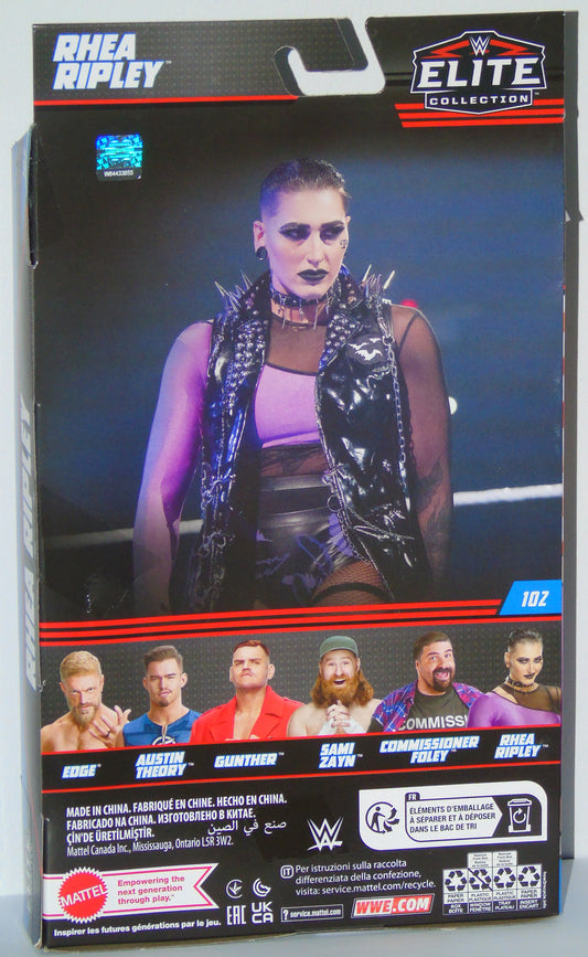 Rhea Ripley Signed Mattel Elite Series 102 WWE Wrestling Figure