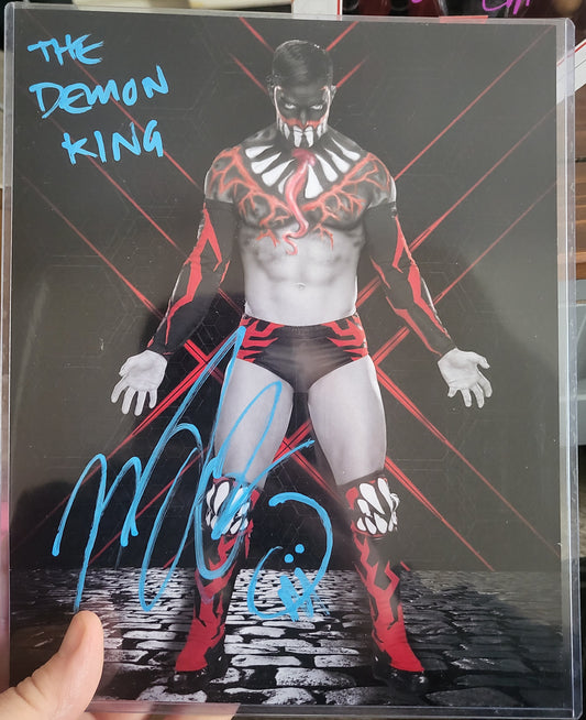 Finn Balor Signed WWE Wrestling Photo