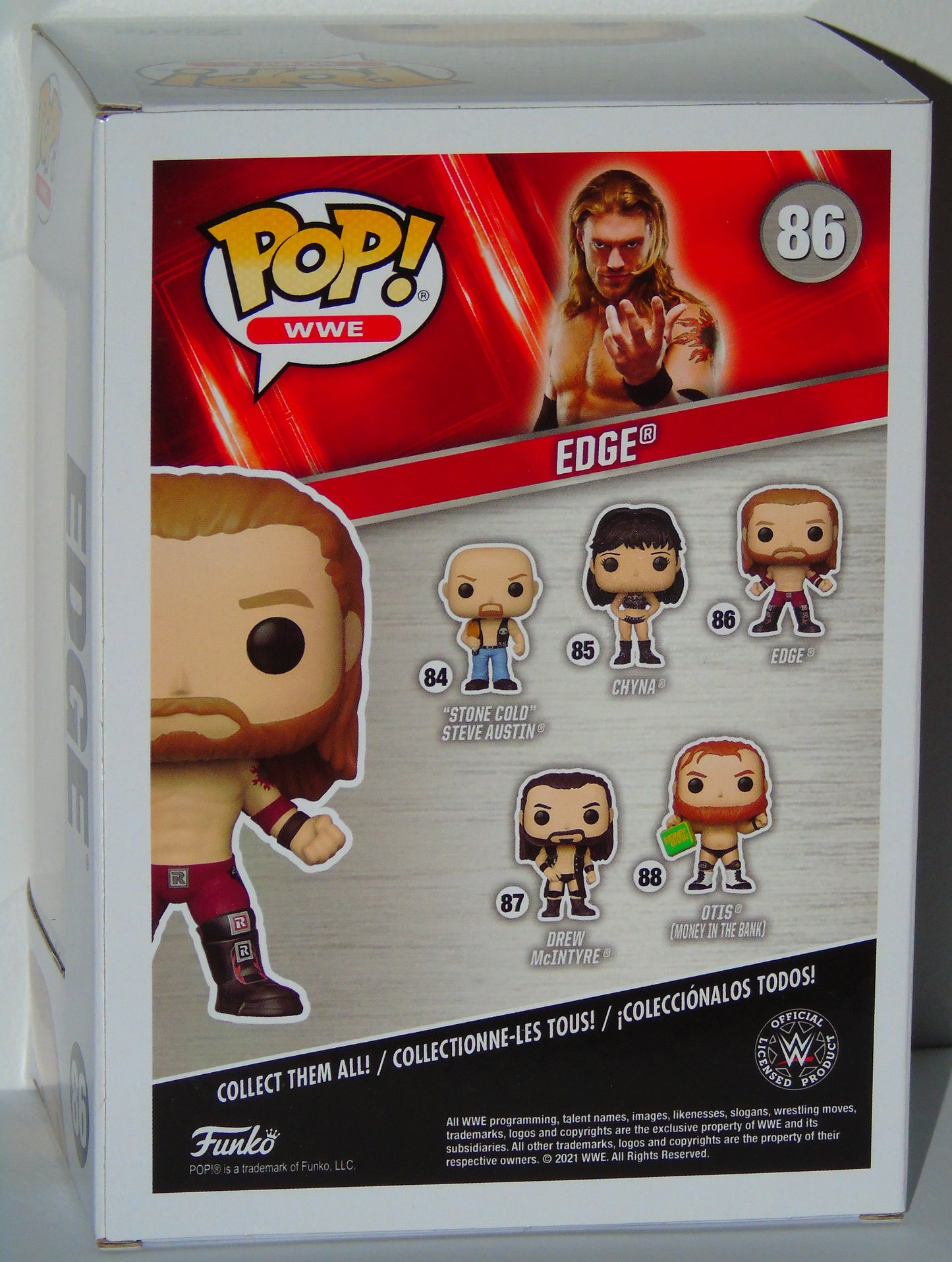 Edge Signed Funko WWE Wrestling Pop! Vinyl Figure