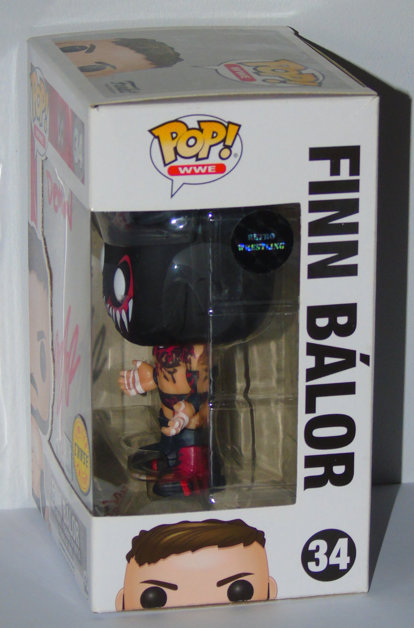 Finn Balor Signed Funko WWE Wrestling Pop! Vinyl Figure Chase Version