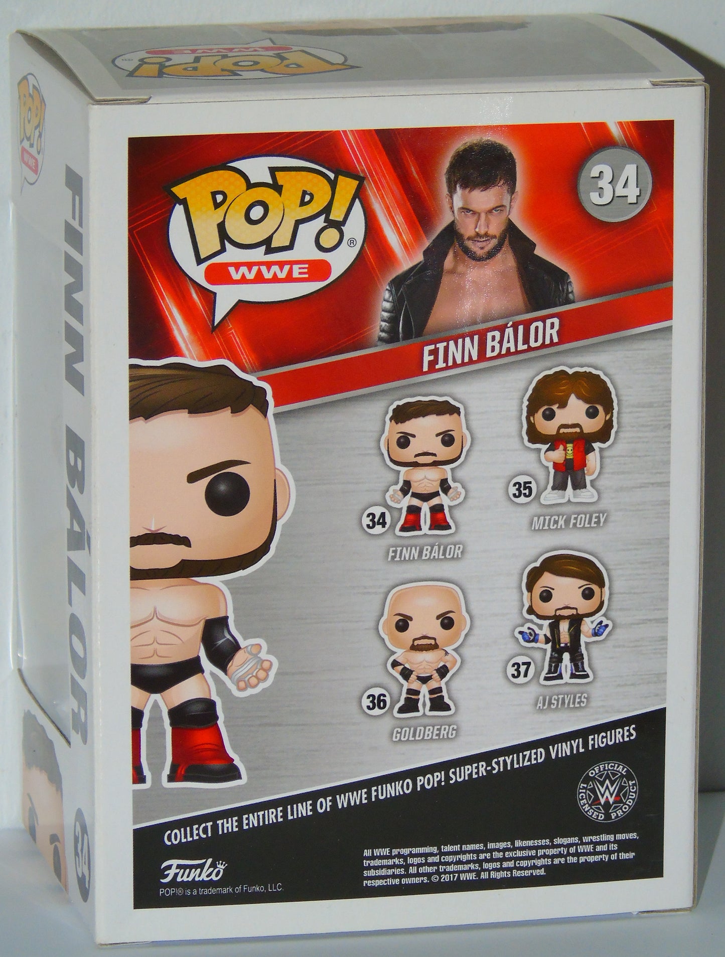 Finn Balor Signed Funko WWE Wrestling Pop! Vinyl Figure Chase Version