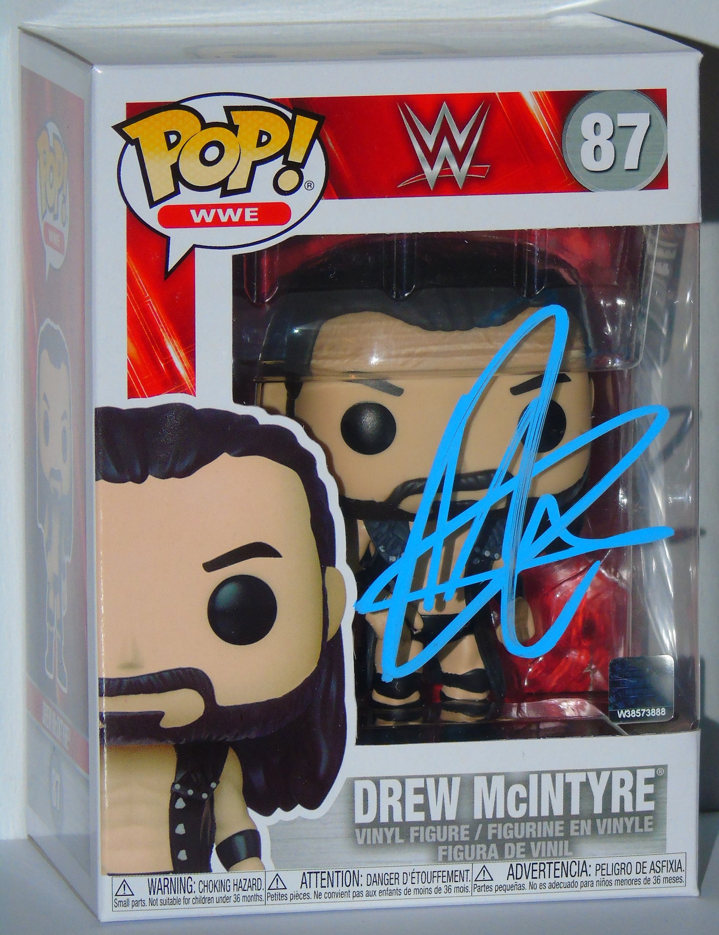 Drew McIntyre Signed Funko WWE Wrestling Pop! Vinyl Figure
