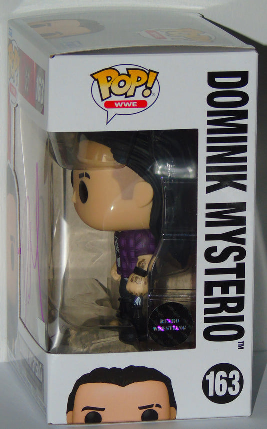 Dominik Mysterio Signed Funko WWE Wrestling Pop! Vinyl Figure