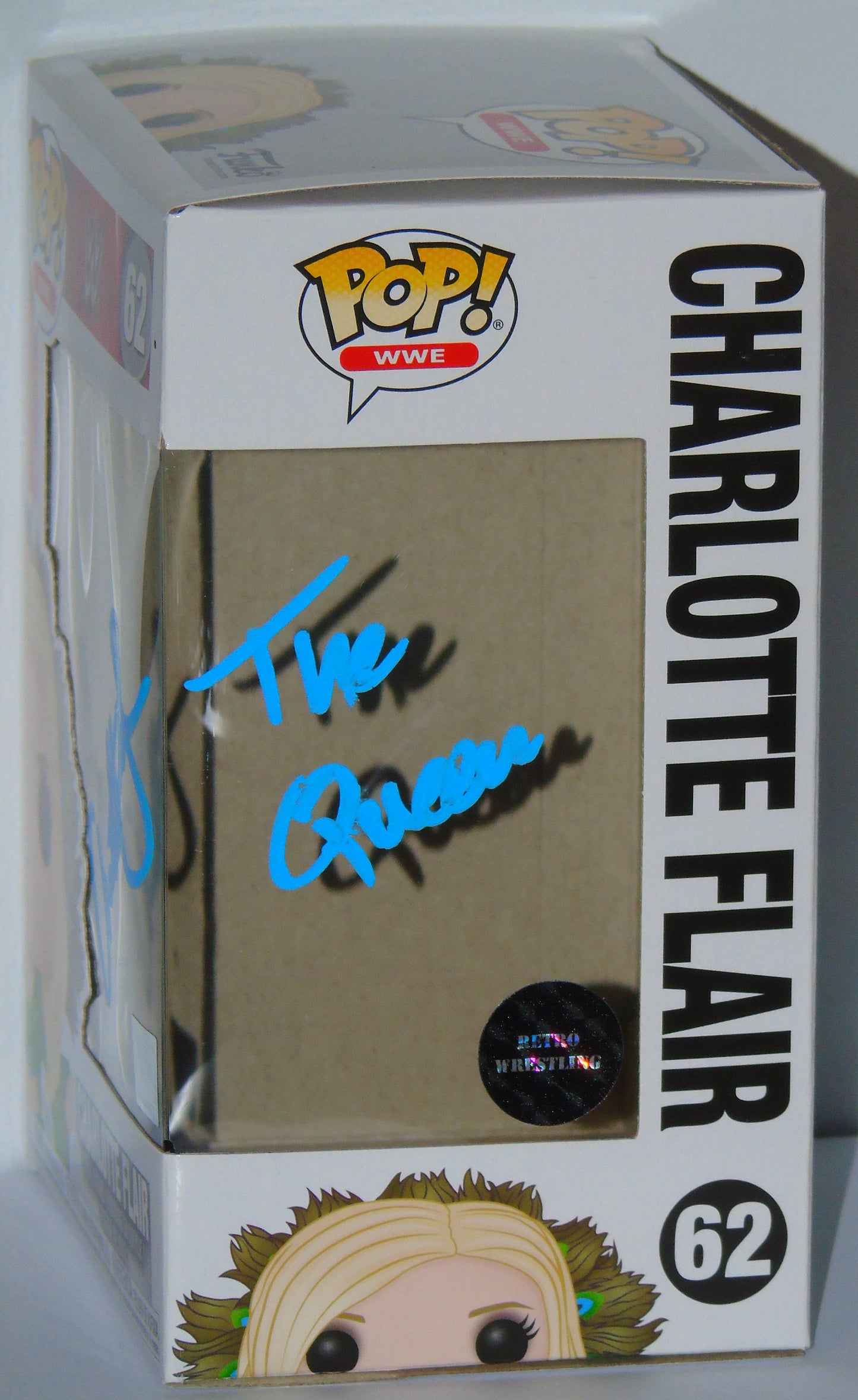 Charlotte Flair Signed WWE Funko Pop! Vinyl Figure