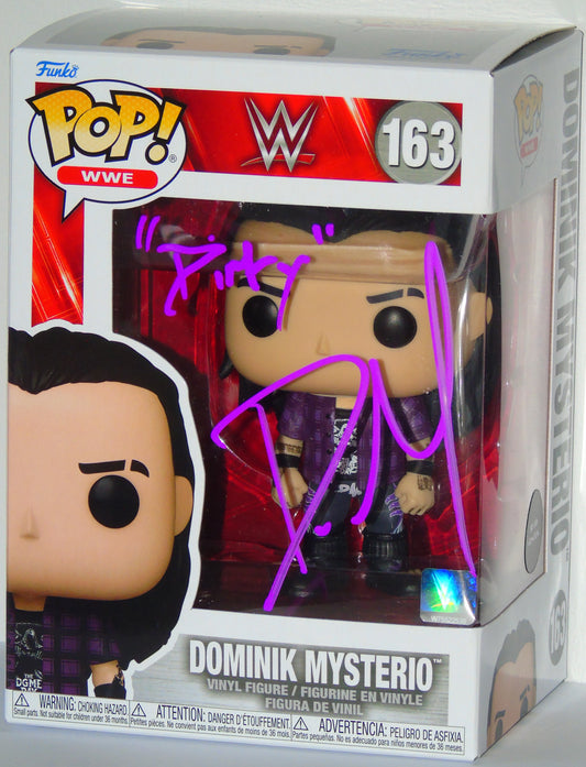 Dirty Dom Mysterio Signed Funko WWE Wrestling Pop! Vinyl Figure