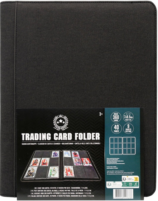 9 Pocket Trading Card Folder Binder Holds 360 Cards