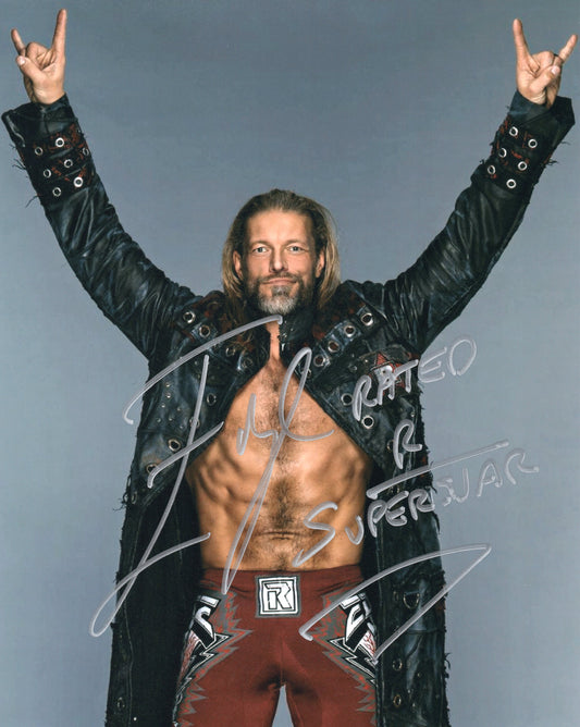 Edge Signed WWE Wrestling Photo