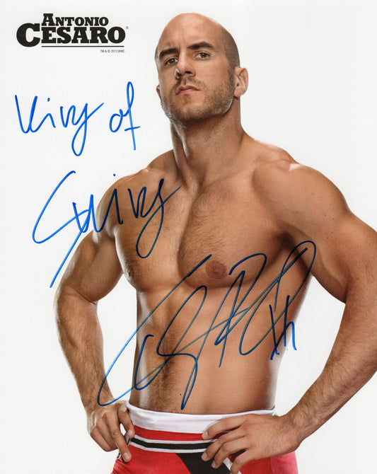 Antonio Cesaro WWE/WWF Signed Wrestlemania XXIX Fan Axxess Promo Photo