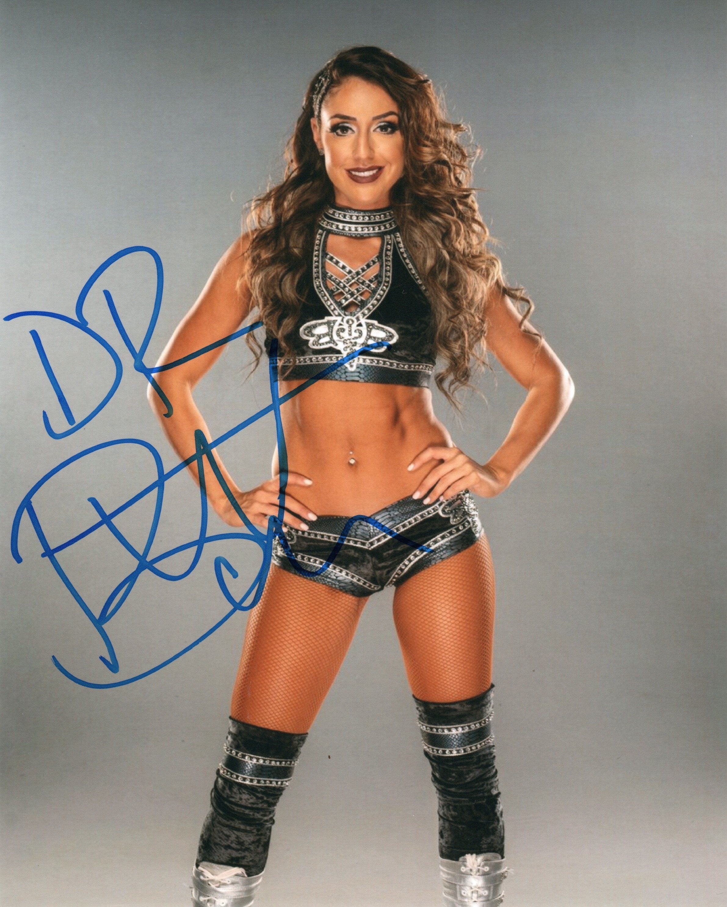 AEW DR Britt Baker DMD signed 11x14 spotlight photo w high quality coa