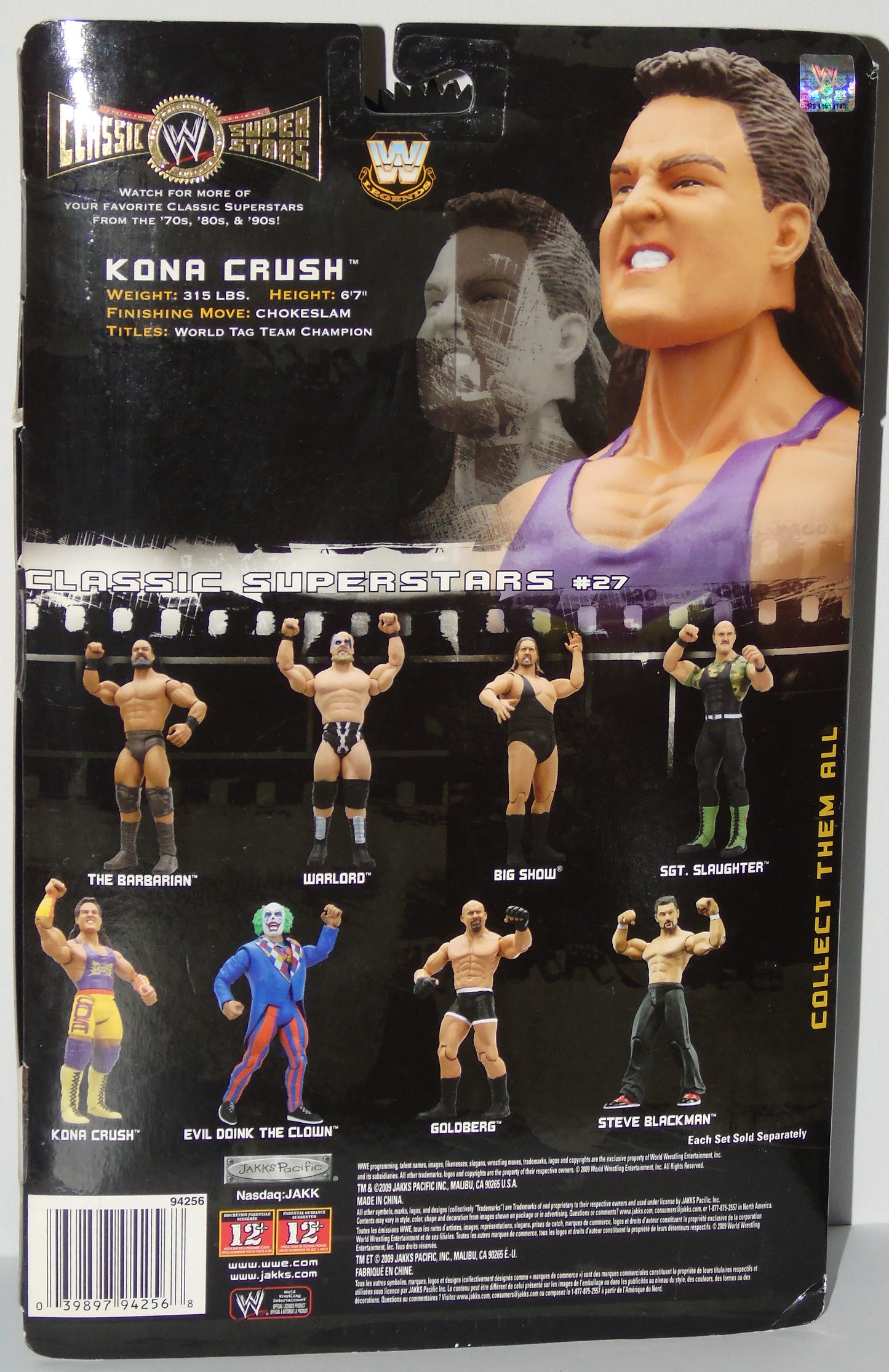 Kona Crush WWE Jakks Classic Wrestling Figure