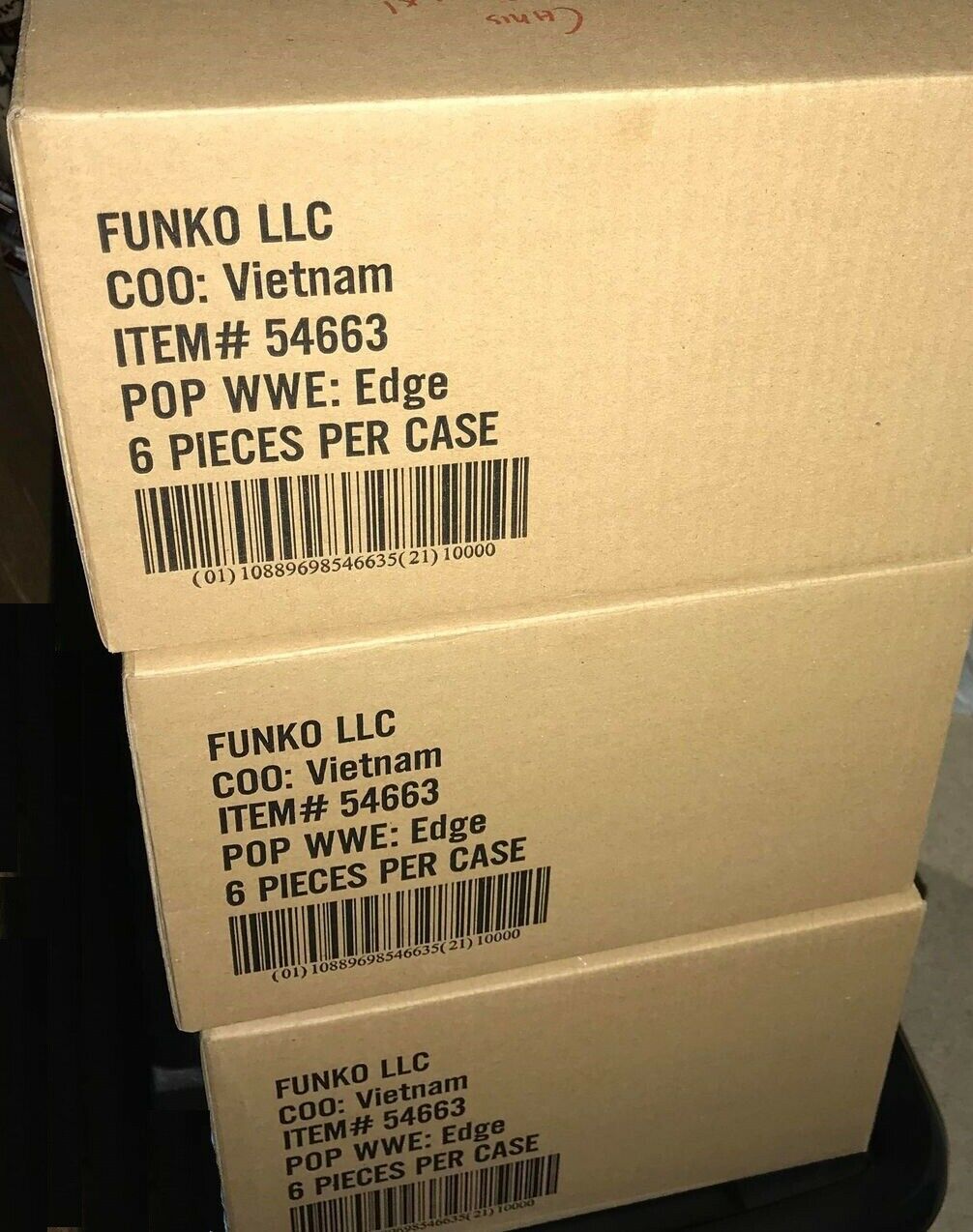 Edge WWE Funko Pop! Vinyl Signed Figure (Inscribed on side window)