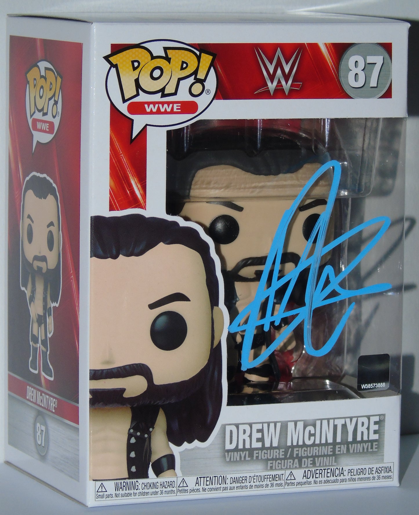Drew McIntyre WWE Funko Pop! Vinyl Signed Figure