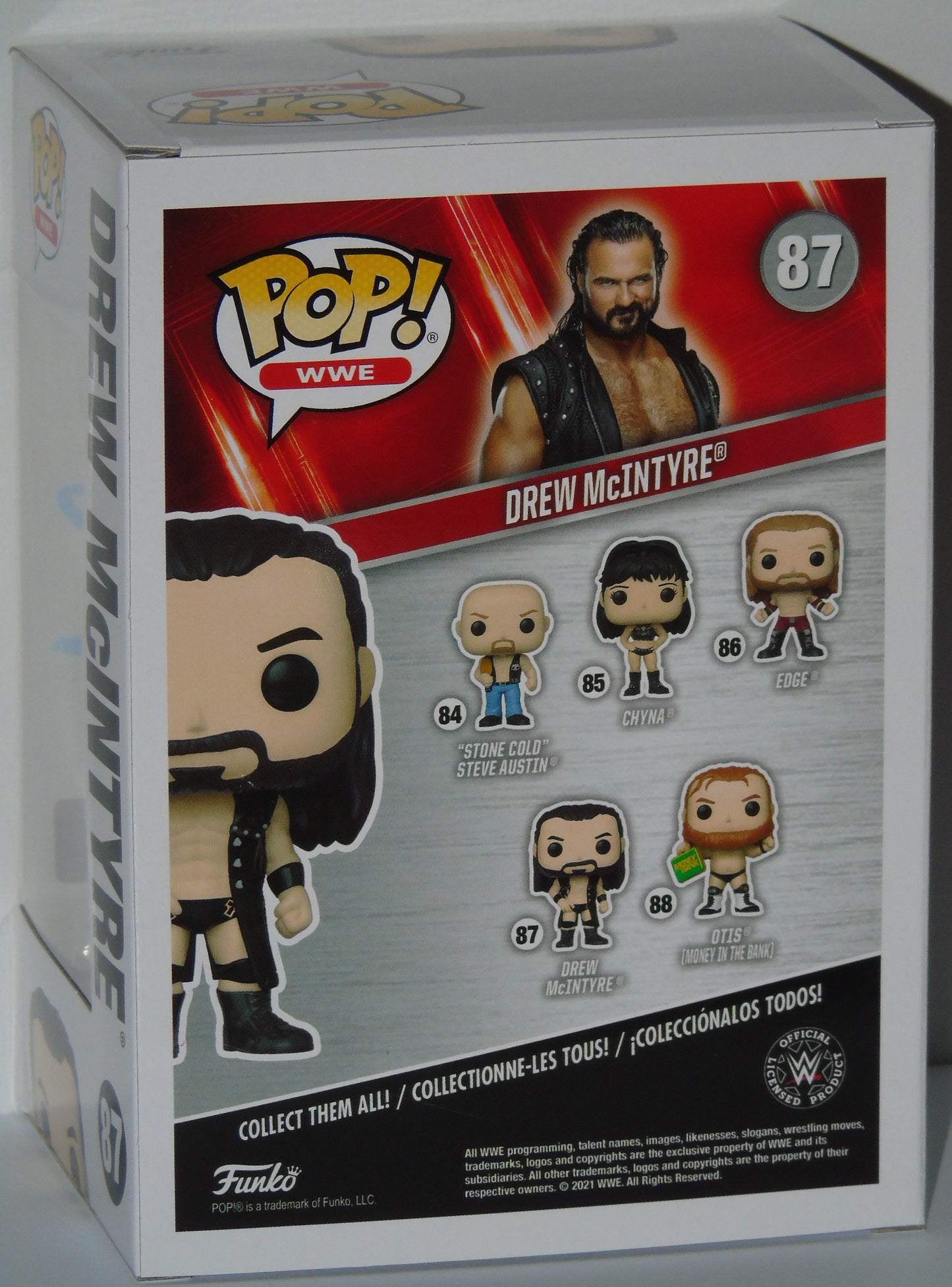 Drew McIntyre WWE Funko Pop! Vinyl Signed Figure