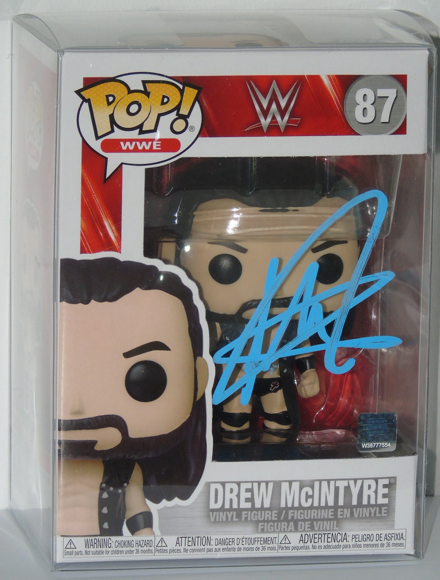 Drew McIntyre WWE Funko Pop! Vinyl Signed Figure