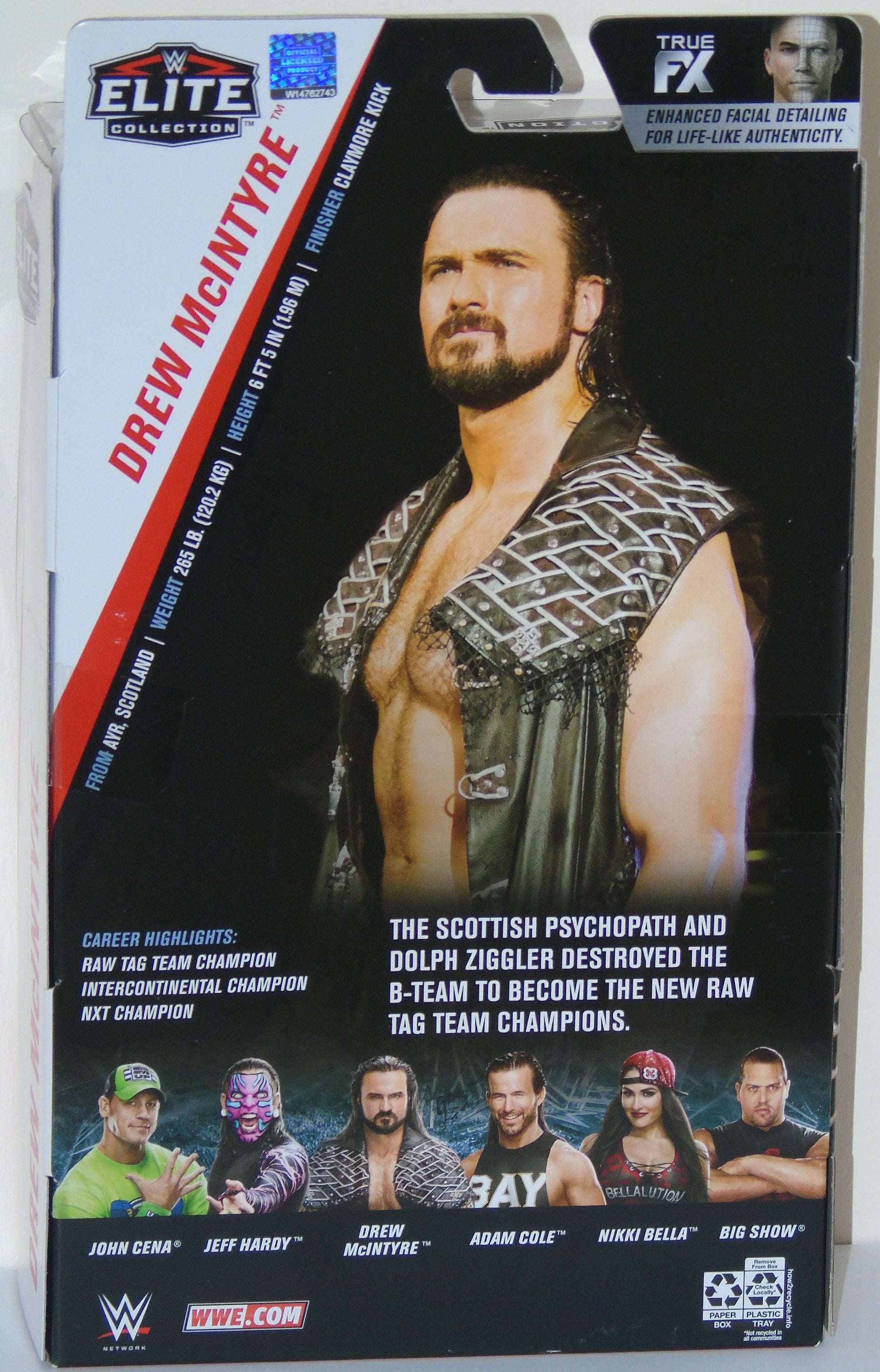 WWE - Elite Collection, Personaggio Drew McIntyre Snodato con Accessori, Giocattolo per Bambini 8+ Anni, HDD93 WWE - Elite Collection, Personaggio Drew McIntyre Snodato con Accessori, Giocattolo per Bambini 8+ Anni, HDD93