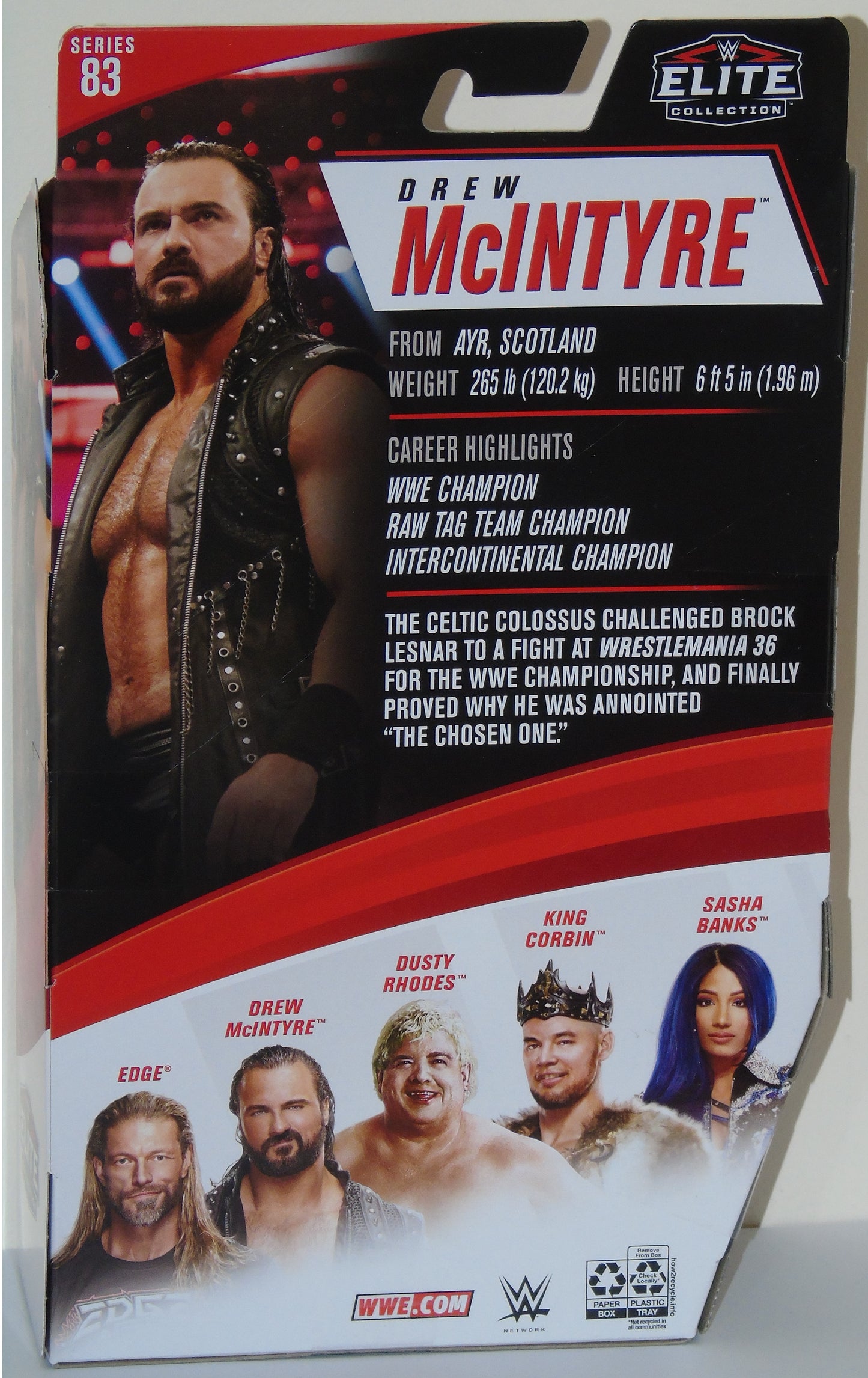 Drew McIntyre WWE Mattel Elite Signed Figure