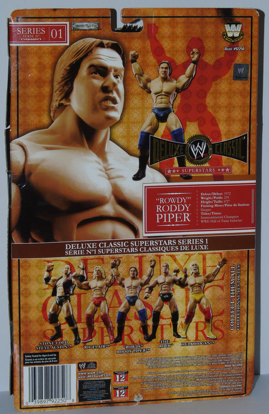 Rowdy Roddy Piper WWF WWE Jakks Classic Wrestling Figure