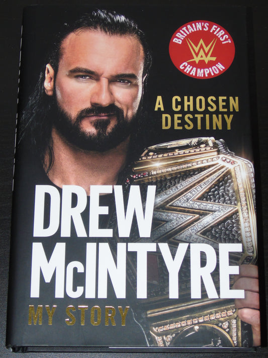 Drew McIntyre WWE Signed Limited Edition Autobiography Book
